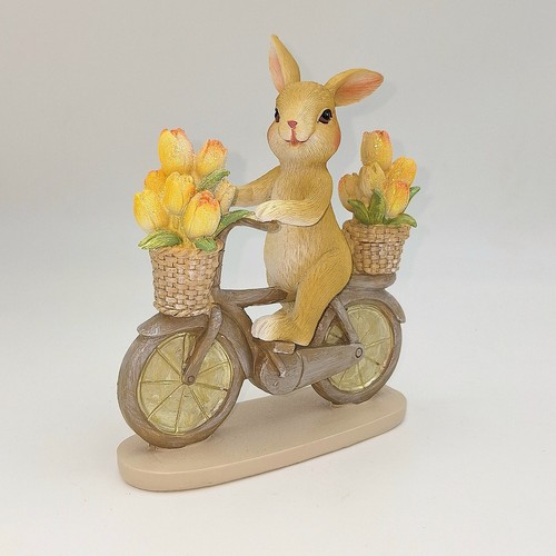 Hase auf fahrrad mit - hase,