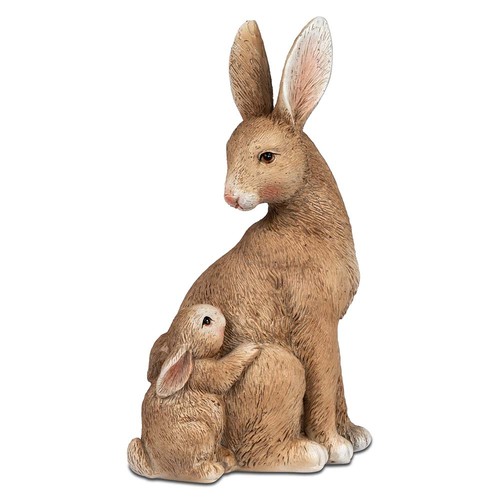 Hase mit kind braun - cm,