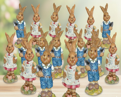 Osterhasen figuren nostalgisch - figuren,